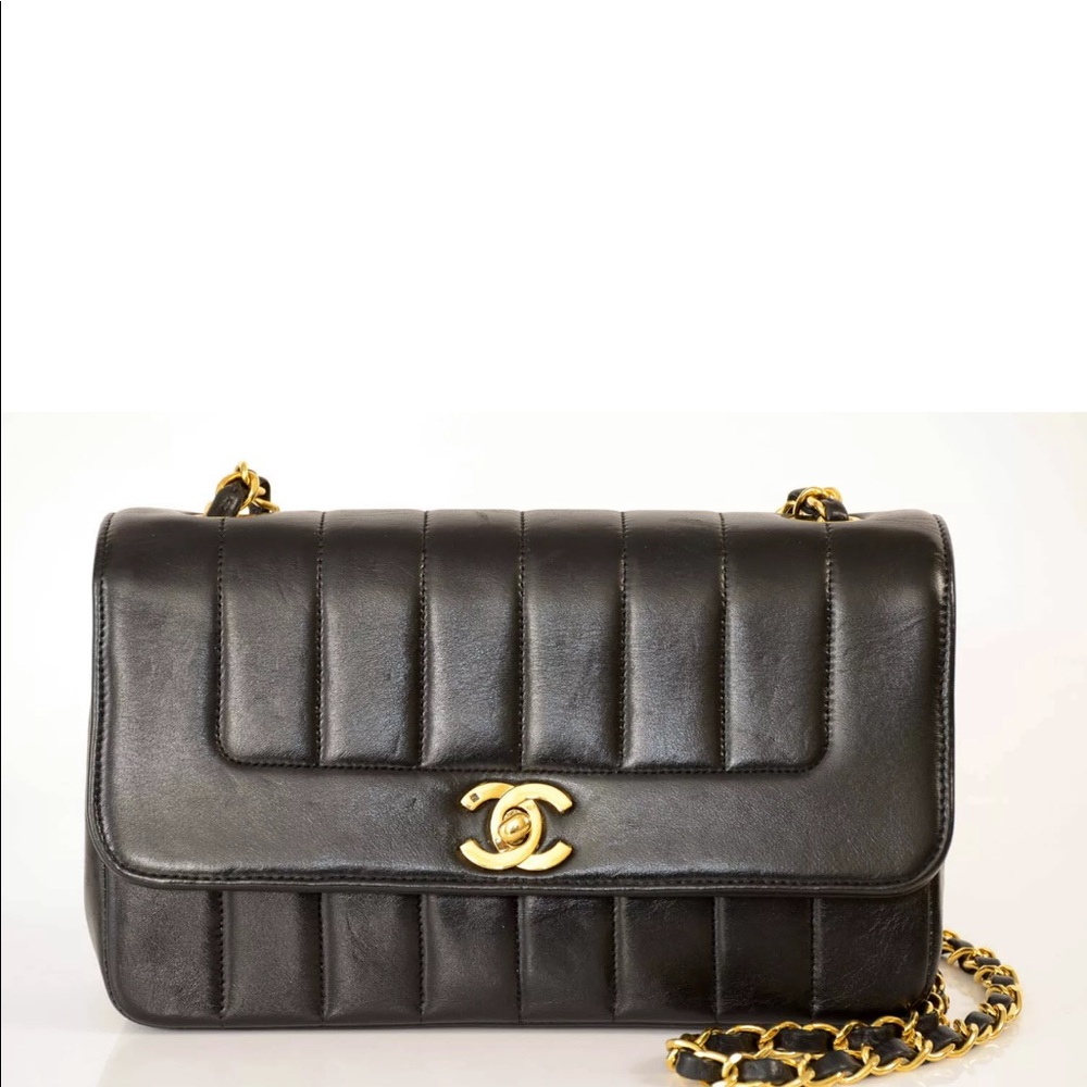 Chanel small flap mademoiselle 24K gold